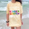 Proud Mom Of A Kindergarten Grad Shirt Graduation Comfort Color Blast T-Shirt Citrine