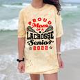 Proud Mom Of a Lacrosse Senior 2022 Graduation Comfort Color Blast T-Shirt Citrine