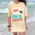 Proud Mom PhD Doctoral Graduation Doctorate Degree Comfort Color Blast T-Shirt Citrine