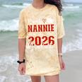 Proud Nannie Of A Class Of 2026 Graduate Senior Graduation Comfort Color Blast T-Shirt Citrine