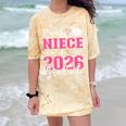 Proud Niece Of a Class Of 2026 Graduate For Graduation Comfort Color Blast T-Shirt Citrine