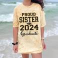 Proud Sister Of A 2024 Graduate Senior Graduation Comfort Color Blast T-Shirt Citrine