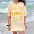 Proud Twin Of a 2025 Graduate Grad Prom Graduation Squad 25 Comfort Color Blast T-Shirt Citrine