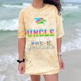Proud Uncle Of PreK School Graduate 2024 Graduation Uncle Comfort Color Blast T-Shirt Citrine