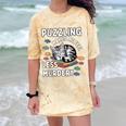 Puzzling Makes Me Feel Less Murdery Introvert Puzzle Cat Comfort Color Blast T-Shirt Citrine