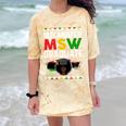 Queen MSW Social Work Grads Masters Graduation Comfort Color Blast T-Shirt Citrine