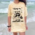 Raccoon Hang On Let Me Overthink This Introvert Comfort Color Blast T-Shirt Citrine Raccoon Hang On Let Me Overthink This Introvert Comfort Color Blast T-Shirt Citrine