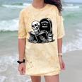 READING IN PEACE RIP Introvert Skeleton Read Book Meme Comfort Color Blast T-Shirt Citrine READING IN PEACE RIP Introvert Skeleton Read Book Meme Comfort Color Blast T-Shirt Citrine