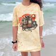 Retro Tech Stack 80s 90s Nostalgia Analog TV Cameras Comfort Color Blast T-Shirt Citrine