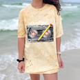Rewind Cassette Tape Nostalgia 80s 90s Retro Music Lover Comfort Color Blast T-Shirt Citrine