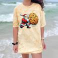 Santa Holding Cookie Xmas Baker Introvert Christmas Comfort Color Blast T-Shirt Citrine Santa Holding Cookie Xmas Baker Introvert Christmas Comfort Color Blast T-Shirt Citrine