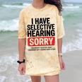 Sarcastic Sayings Introvert I Have Selective Hearing Comfort Color Blast T-Shirt Citrine Sarcastic Sayings Introvert I Have Selective Hearing Comfort Color Blast T-Shirt Citrine