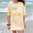 I Came I Saw I Left Early Introverts Lovers Comfort Color Blast T-Shirt Citrine