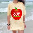 School Is Out Forever Graduation Humor Comfort Color Blast T-Shirt Citrine