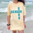 Senior 2024 Graduation Class Of 2024 Senior Boys Girls Comfort Color Blast T-Shirt Citrine