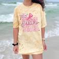 Senior 2026 Class Of 2026 Cute Coquette Pink Bow Graduation Comfort Color Blast T-Shirt Citrine