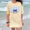 Senior 2026 Class Of 2026 Toile Coquette Bow Graduation 2026 Comfort Color Blast T-Shirt Citrine