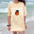 Senior 2026 Dad Basketball Graduation Comfort Color Blast T-Shirt Citrine