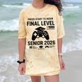 Senior 2026 Final Level Gamer Graduation 2026 Comfort Color Blast T-Shirt Citrine