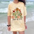 Senior 2026 Graduate Class Of 2026 Wildflowers Graduation Comfort Color Blast T-Shirt Citrine
