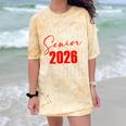 Senior 2026 Retro Class Of 2026 Graduation For Students Comfort Color Blast T-Shirt Citrine