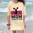 Senior Cheerleader Mom Cheer Class Of 2025 Graduation Women Comfort Color Blast T-Shirt Citrine