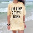 Senior Class 2019 Shirt High School College Graduation Comfort Color Blast T-Shirt Citrine