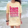 Senior Class Of 2026 Pink Coquette Bow Graduation 2026 Comfort Color Blast T-Shirt Citrine