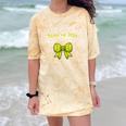 Senior Class Of 2026 Tennis Coquette Bow Graduation Premium Comfort Color Blast T-Shirt Citrine