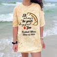Senior Football Mom Class Of 2026 Graduation Graduate Comfort Color Blast T-Shirt Citrine