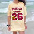 Senior Mom 2026 Proud Senior Mom Class Of 26 For Graduation Comfort Color Blast T-Shirt Citrine