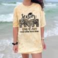 Senior Mom Class Of 2025 Senior Mama 2025 Leopard Graduation Comfort Color Blast T-Shirt Citrine