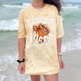 Senior Mom Class Of 2026 Coquette Bow Basketball Graduation Comfort Color Blast T-Shirt Citrine