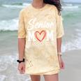 Senior Mom Class Of 2026 Graduation Premium Tri-Blend Comfort Color Blast T-Shirt Citrine
