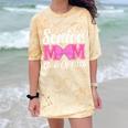 Senior Mom Class Of 2026 Pink Coquette Bow Graduation Comfort Color Blast T-Shirt Citrine