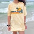 Senior Sunrise 2026 Graduation Cool Retro High School Comfort Color Blast T-Shirt Citrine