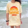 Senior Sunrise Class Of 2026 Graduation Proud Graduate Retro Comfort Color Blast T-Shirt Citrine