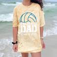 Senior Volleyball Dad Class Of 2025 Graduation Graduate Comfort Color Blast T-Shirt Citrine