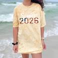 Senior Year 2026 American Flag USA Graduation Class Of 2026 Comfort Color Blast T-Shirt Citrine