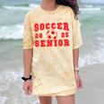 Soccer Senior Night Soccer Senior 2025 Graduation 4 Comfort Color Blast T-Shirt Citrine