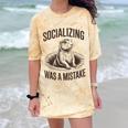 Socializing Was a Mistake Prairie Dog Introverts Humor Comfort Color Blast T-Shirt Citrine Socializing Was a Mistake Prairie Dog Introverts Humor Comfort Color Blast T-Shirt Citrine