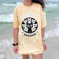 Socially Awkward Cute Introvert Cat Meme Anti-Social Club Comfort Color Blast T-Shirt Citrine