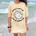 Sorry I Can't Go I'm An Indoor Cat Quote Introvert Comfort Color Blast T-Shirt Citrine