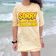 Sorry Im Not Good At Peopleing Introvert Comfort Color Blast T-Shirt Citrine