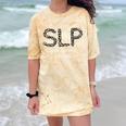 Speech Therapy Graduation For CCC-SLP Therapist Comfort Color Blast T-Shirt Citrine