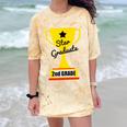 Star Graduate Second Grade Graduation Trophy Cup Comfort Color Blast T-Shirt Citrine