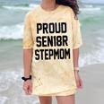Stepmom Stepmother SEN18R Grad Senior Graduation Party Shirt Comfort Color Blast T-Shirt Citrine