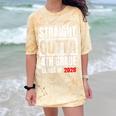 Straight Outta 4th Grade Graduation Class 2028 Fourth Grade Comfort Color Blast T-Shirt Citrine