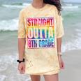 Straight Outta 8th Grade Great Graduation Eighth Grade Comfort Color Blast T-Shirt Citrine