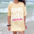 Straight Outta Fifth Grade Class Of 2018 Graduation Comfort Color Blast T-Shirt Citrine